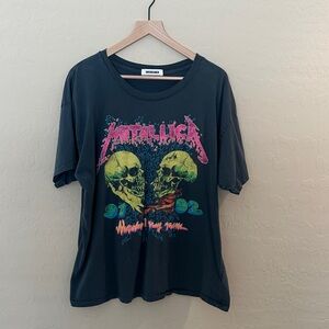 Daydreamer washed black Metallica one size tee